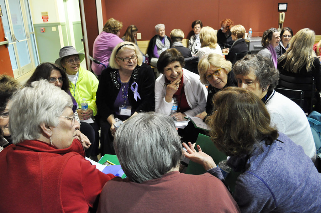 Women connect during DWM small group