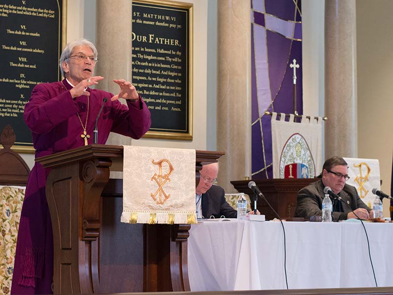 Bishop Lawrence addresses the 227th Diocesan Convention