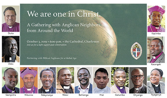 Faces of anglican leader guests