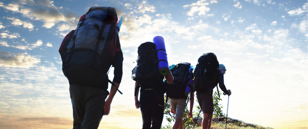Men Hiking