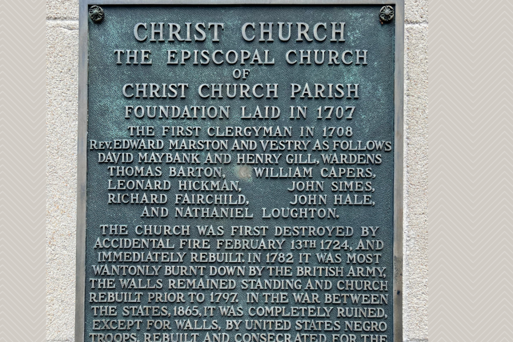 Christ Church Plaque