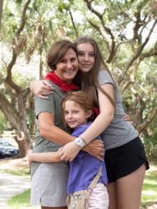 Wanda DeLorge with Rileigh and Presley