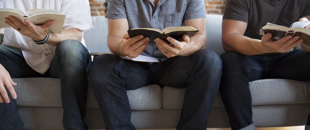 Men reading the Bible