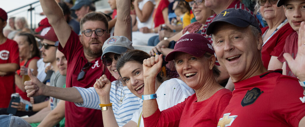 Fans Yell at Riverdogs Game