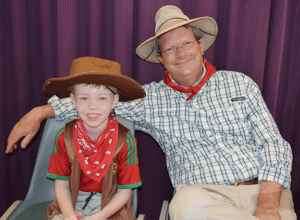 Grandfather and grandson