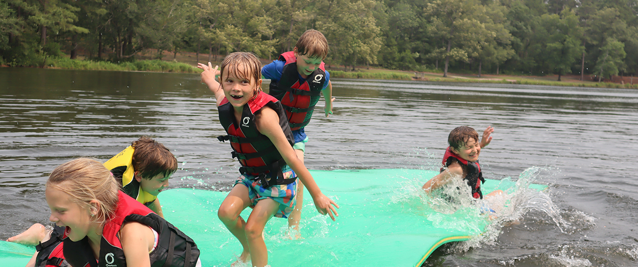 Camp Jubilee lake fun